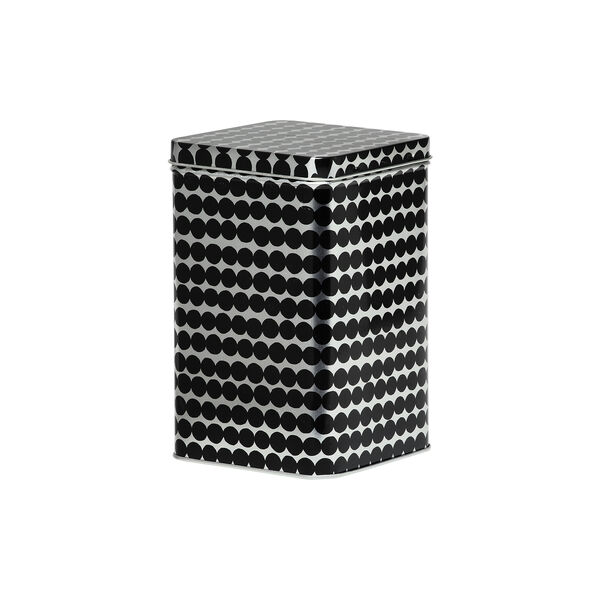 Räsymatto Tin Box, grey/black