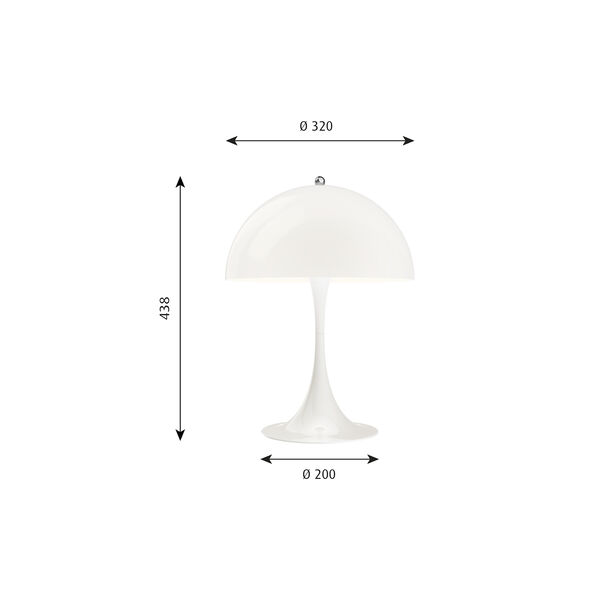 Panthella 320 Louis Poulsen Table Lamp - Milia Shop