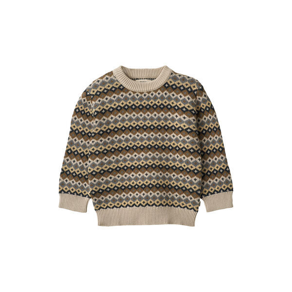 Jacquard Pullover Elias - multi blue