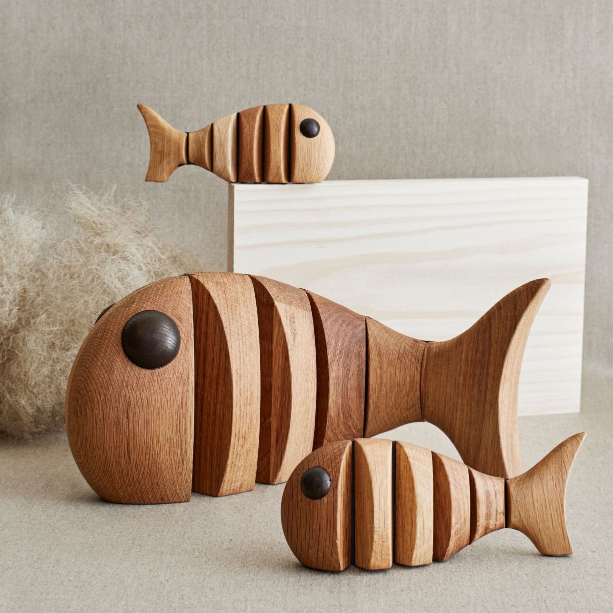 The Wood Fish Wooden Figurine 18 cm - Spring Copenhagen